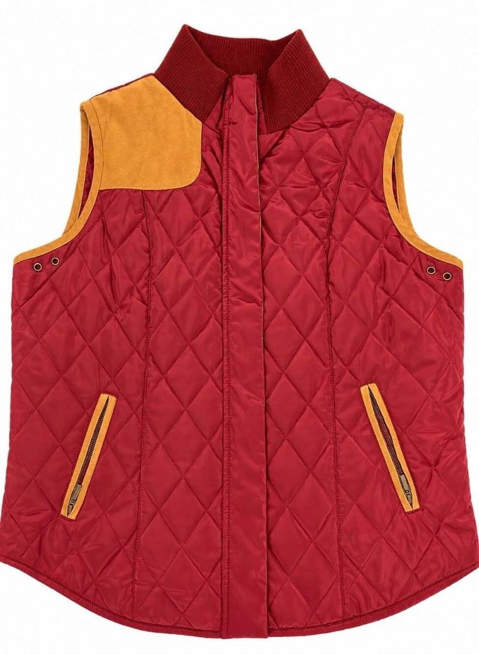 Bob Timberlake Quilted Vest Burgundy